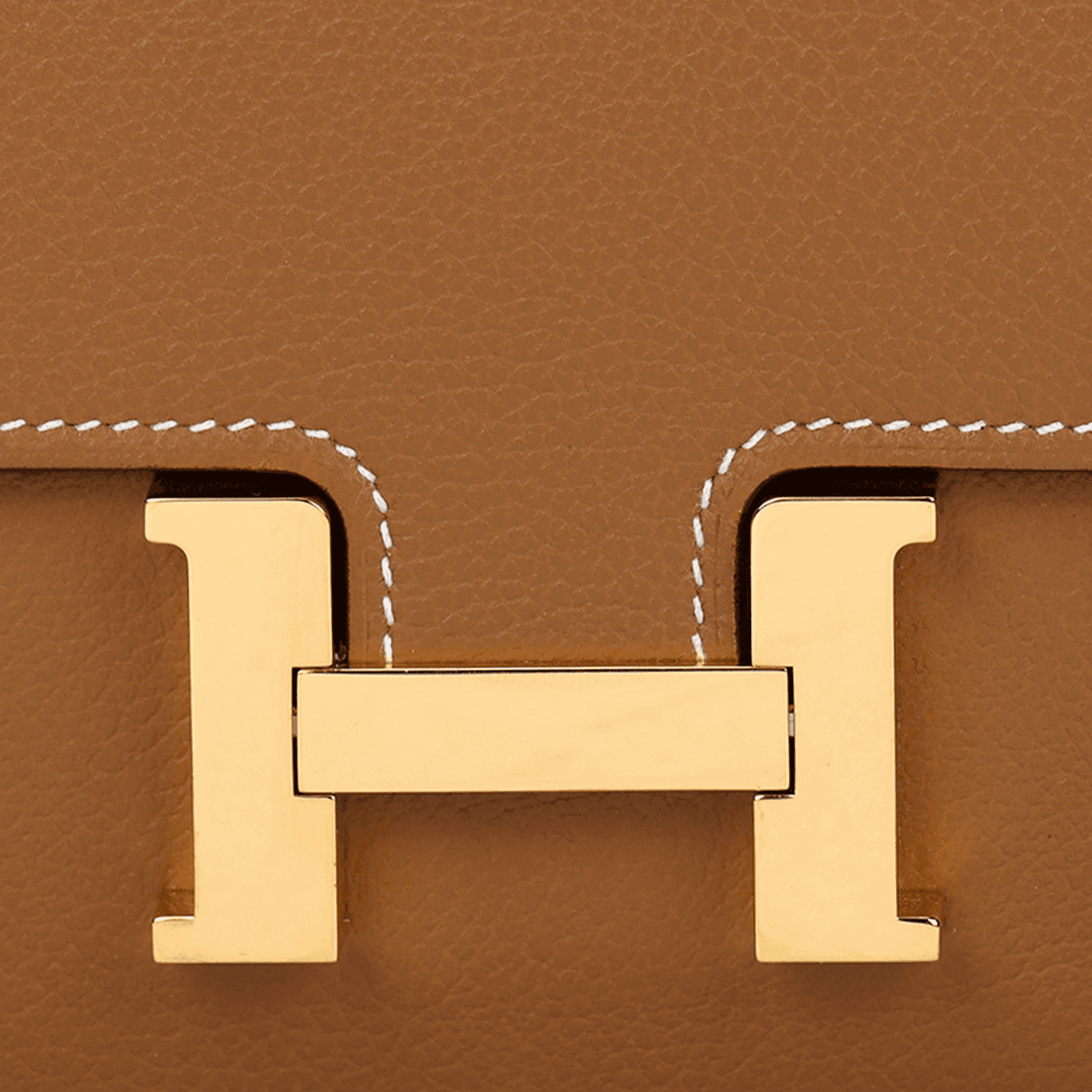 Поясная сумка HERMES Constance Slim Evercolor 37 Gold - изображение 9