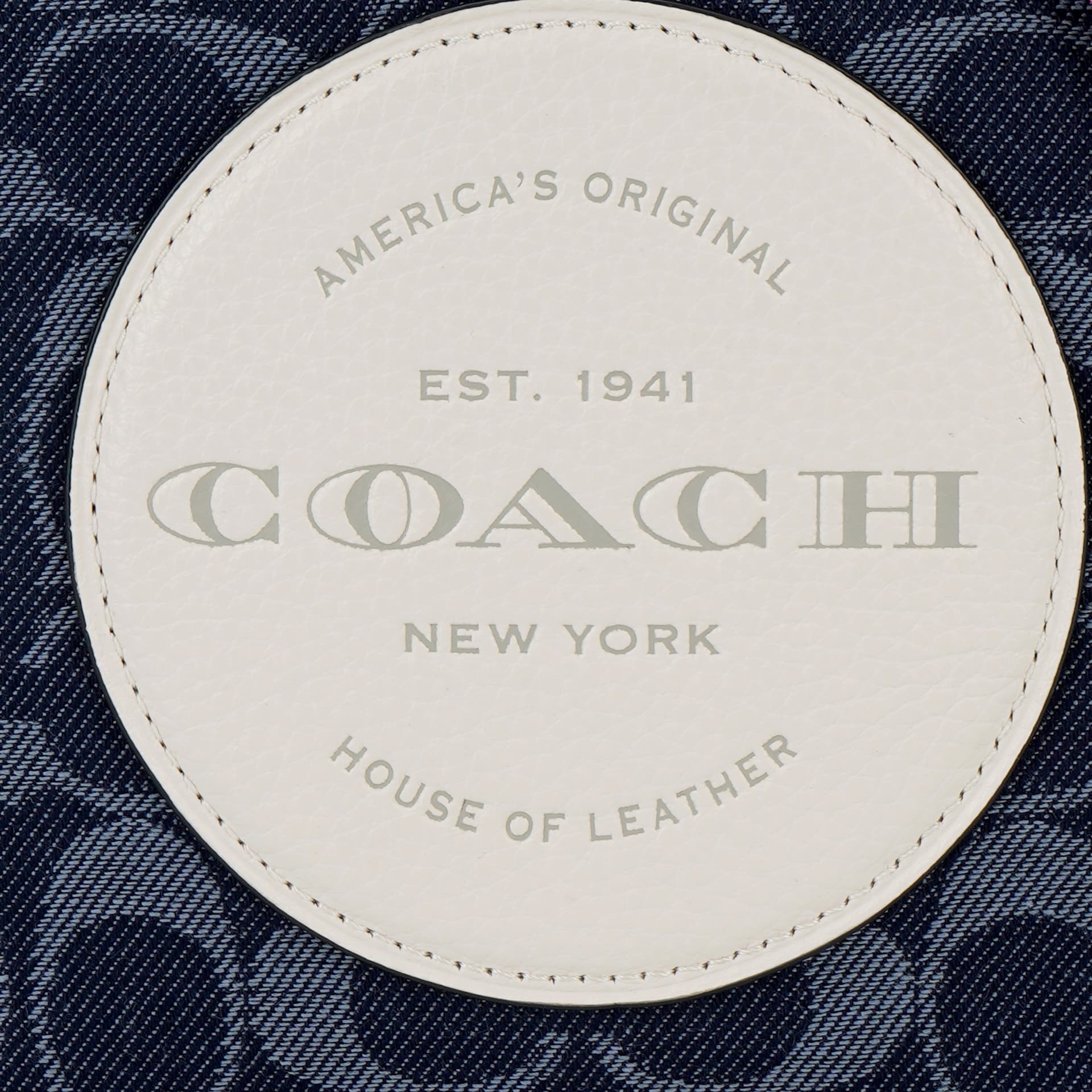 Сумка через плечо COACH Dempsey 21 ChambrayLogo - изображение 8
