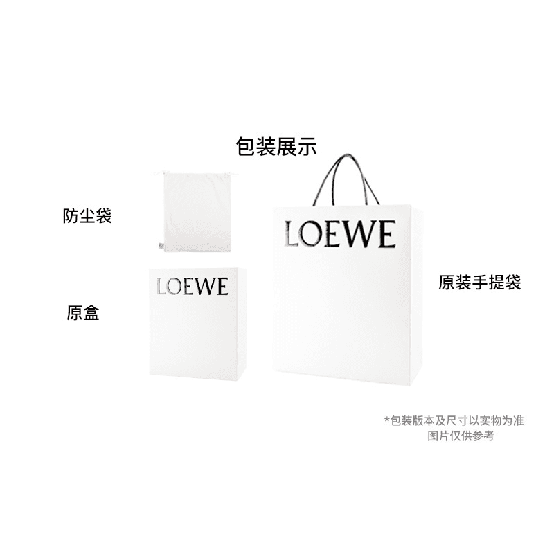 Мини-сумка LOEWE Anagram Basket Black - изображение 6