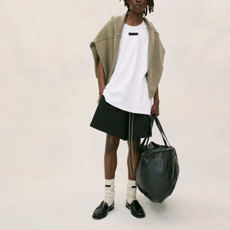 Шорты Fear of God Essentials SS24 Sweatshort Black - изображение 3