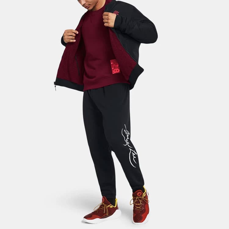 Куртка Under Armour Curry SS24 Bomber Jacket Black - изображение 5