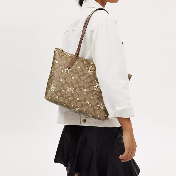 Мини-сумка COACH City 29 Tote Bag Large Khaki - изображение 5