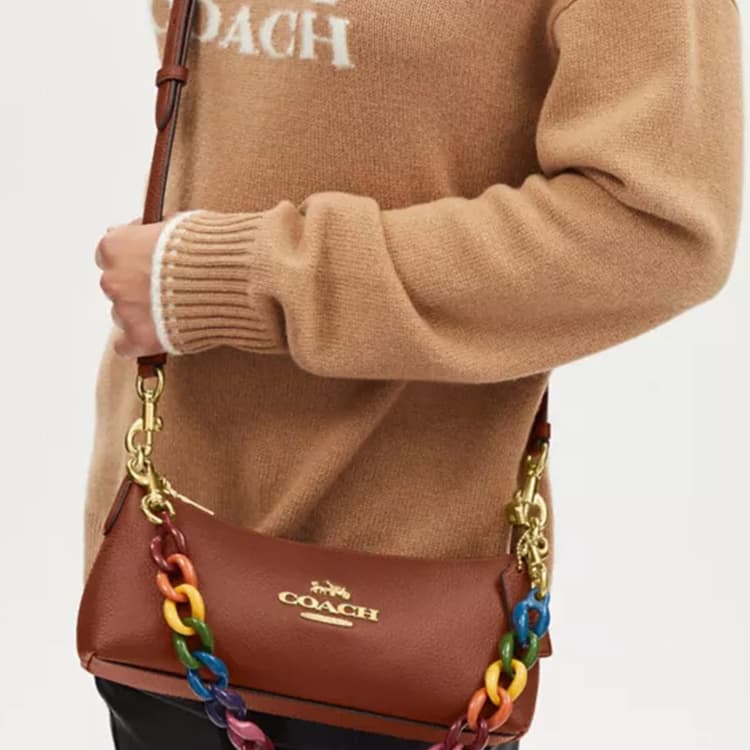 Мини-сумка COACH Charlotte 25 - изображение 4