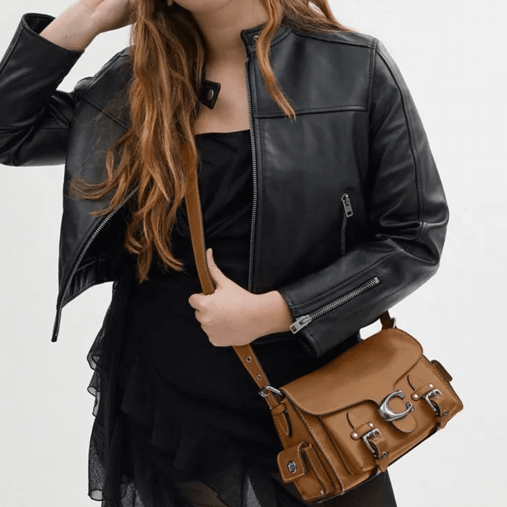 Сумка через плечо COACH Cargo Soft Tabby 26 Honey Brown - изображение 4