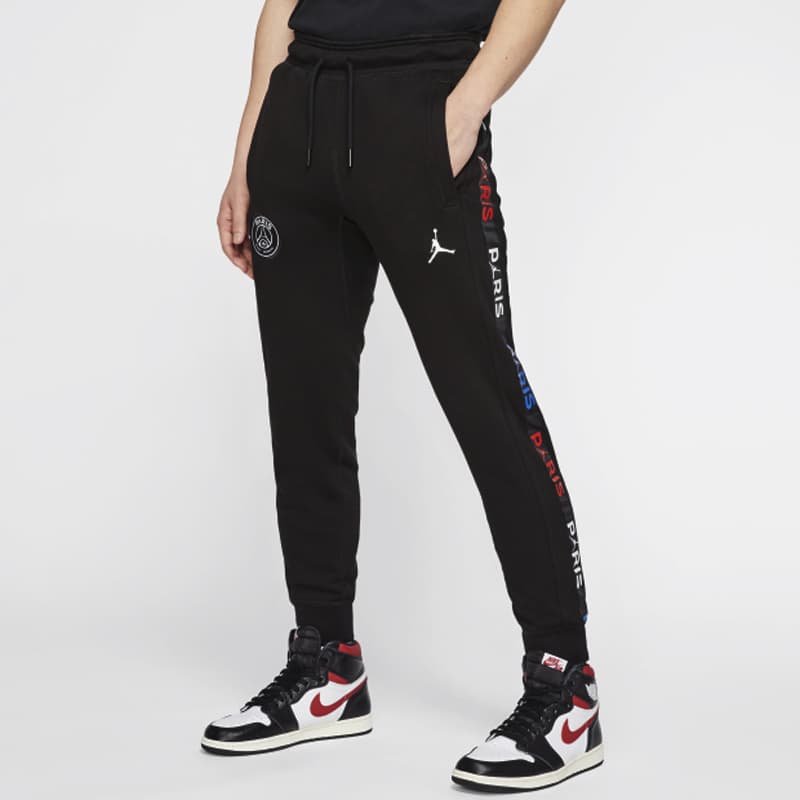Штаны Jordan Paris Saint-Germain Logo Joggers Black - изображение 4