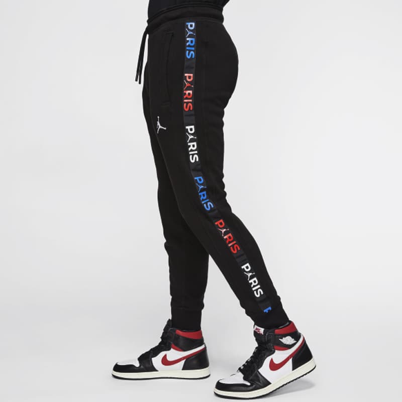 Штаны Jordan Paris Saint-Germain Logo Joggers Black - изображение 5
