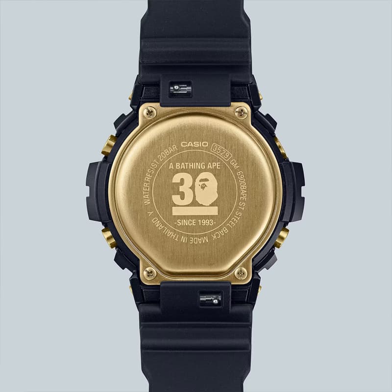 Часы Casio G-Shock x A Bathing Ape GM-6900BAPE-1 - изображение 6