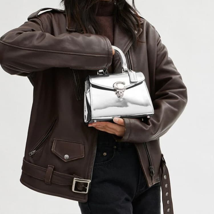 Сумка COACH Sammy 22 Silver - изображение 8