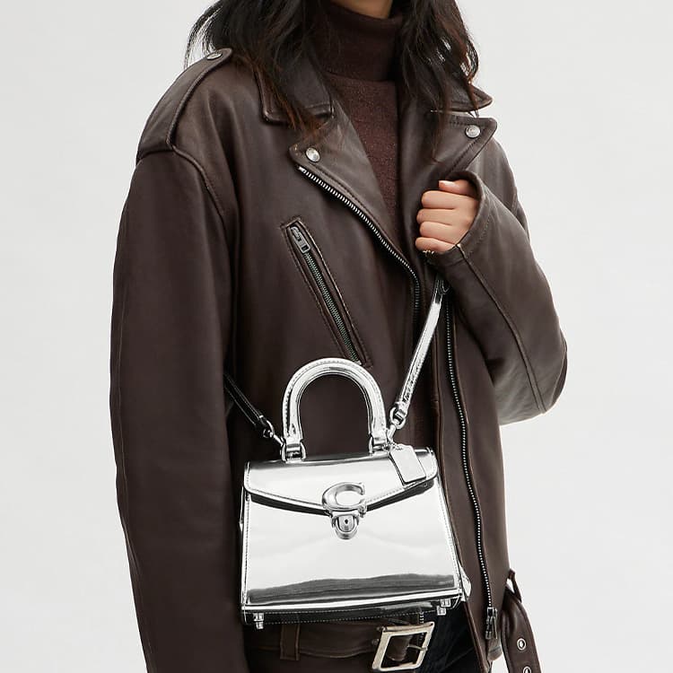 Сумка COACH Sammy 22 Silver - изображение 9