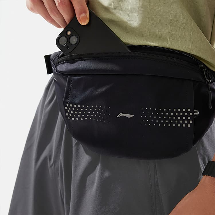 Поясная сумка LiNing Waist Bag Black - изображение 7
