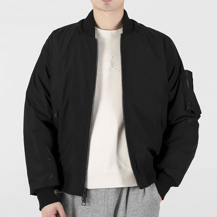 Зимняя куртка пуховик Jordan Jacket Black - изображение 5