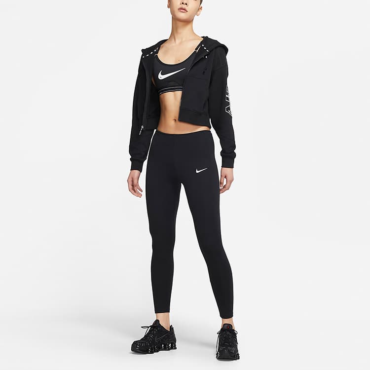 Штаны Nike High Waist Leggings Black - изображение 3