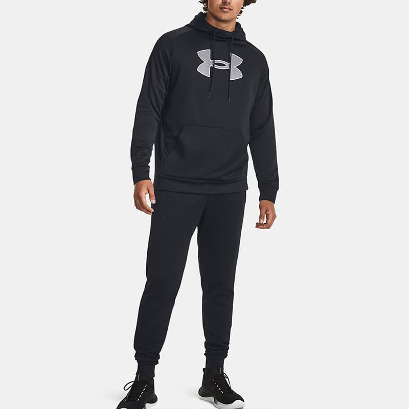 Худи Under Armour Fleece Hoodie Black — фото 5