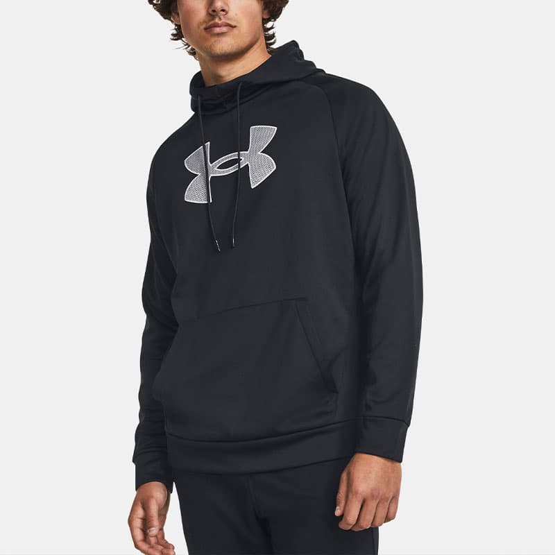 Худи Under Armour Fleece Hoodie Black — фото 3