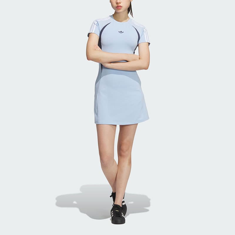 Платье adidas originals JERSEY SHORT SLEEVE DRESS - изображение 4