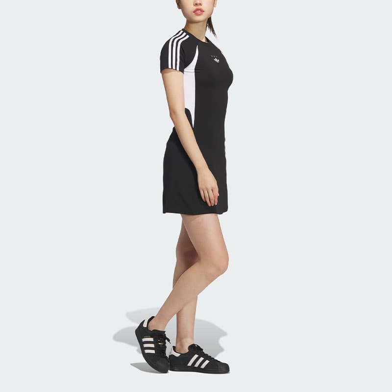 Платье adidas originals SS24 JERSEY SHORT SLEEVE DRESS - изображение 4