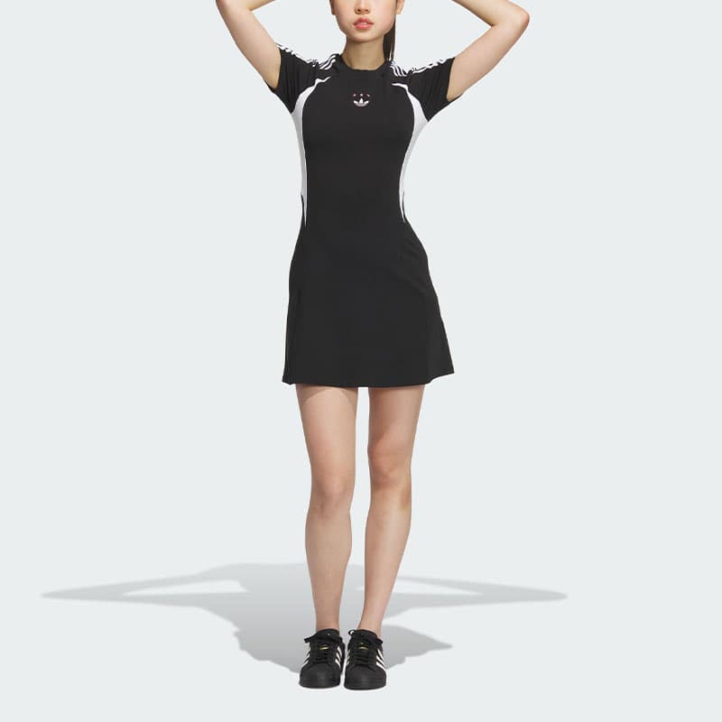 Платье adidas originals SS24 JERSEY SHORT SLEEVE DRESS - изображение 2