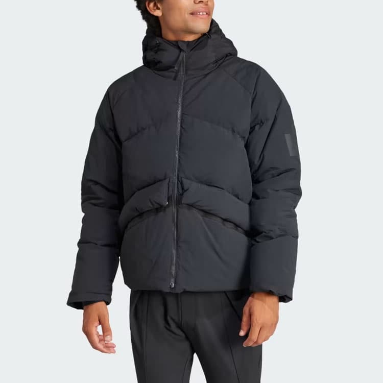Зимняя куртка adidas Big Baffle Jacket Black - изображение 3