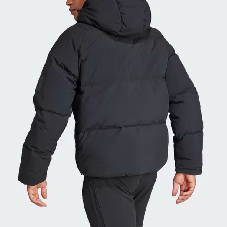 Зимняя куртка adidas Big Baffle Jacket Black - изображение 4