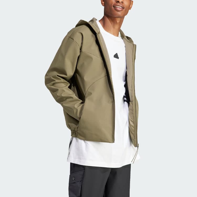 Куртка adidas City Escape Full-Zip Hoodie Logo - изображение 5