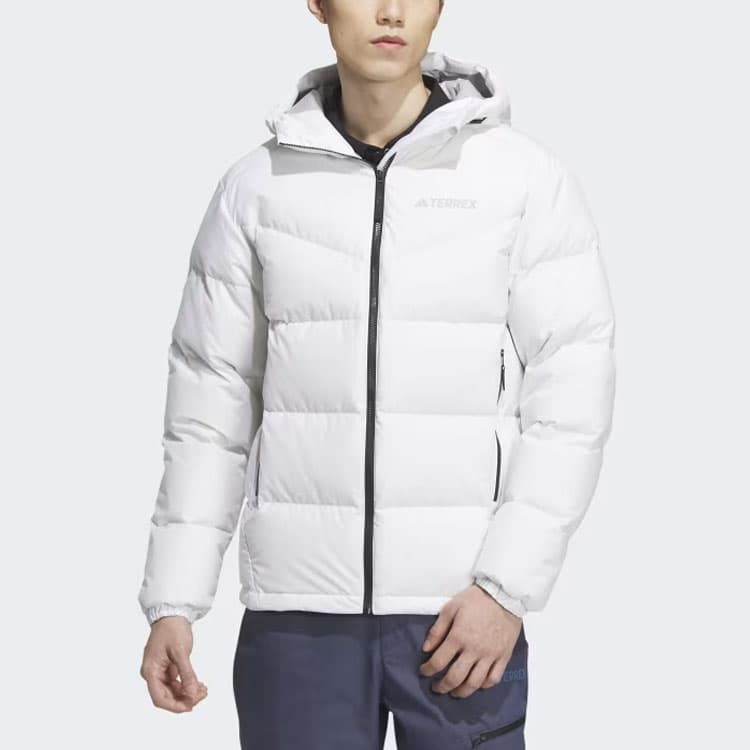 Зимняя куртка adidas Goose Down Jacket White - изображение 3