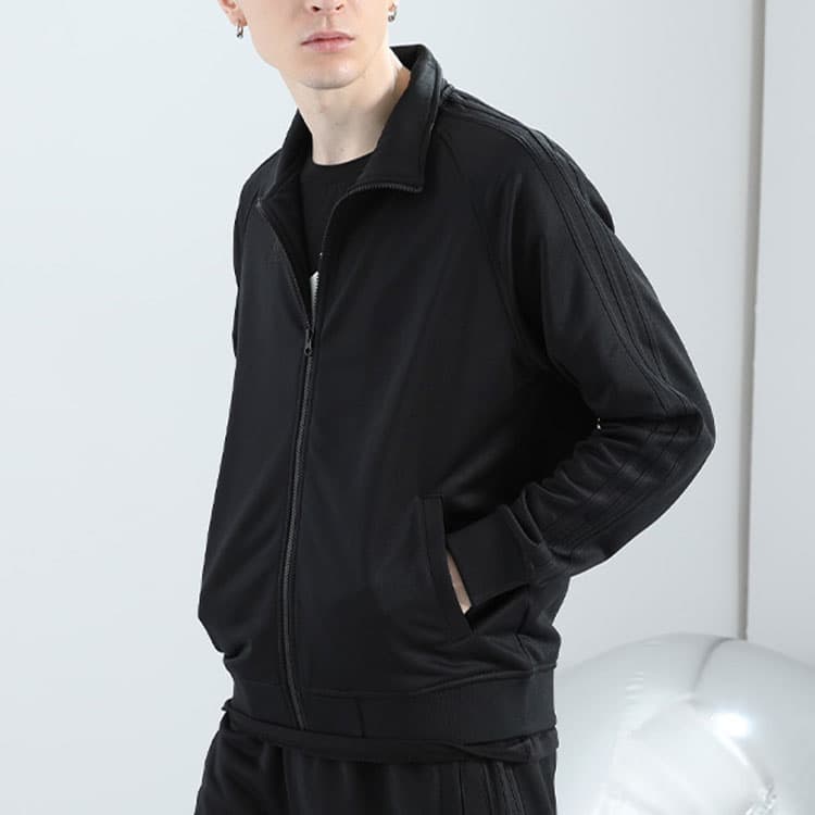 Спортивный костюм adidas Side Stripe Track Suit Black - изображение 7