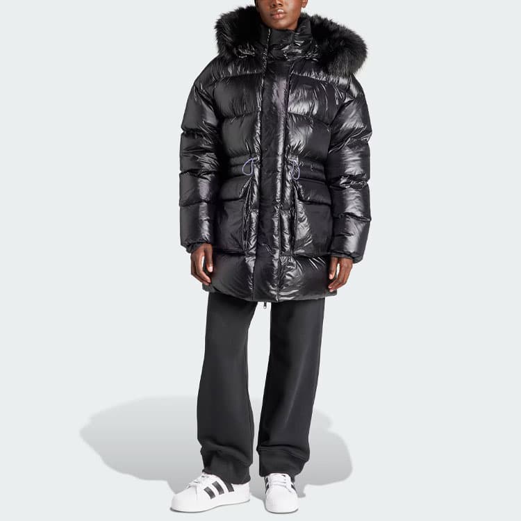 Пуховик adidas Originals Puffed Long Fur Jacket - изображение 6