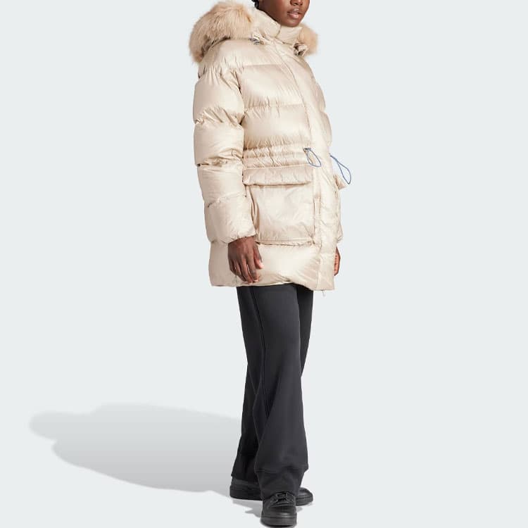 Пуховик adidas originals Puffed Long Fur Jacket 600 - изображение 3