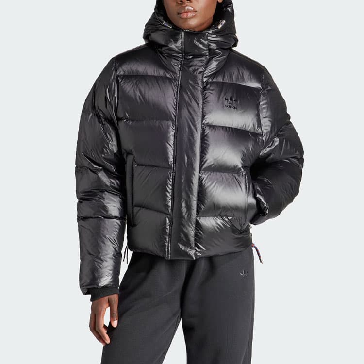 Пуховик adidas Originals Short Premium Puffer Jacket Black - изображение 5
