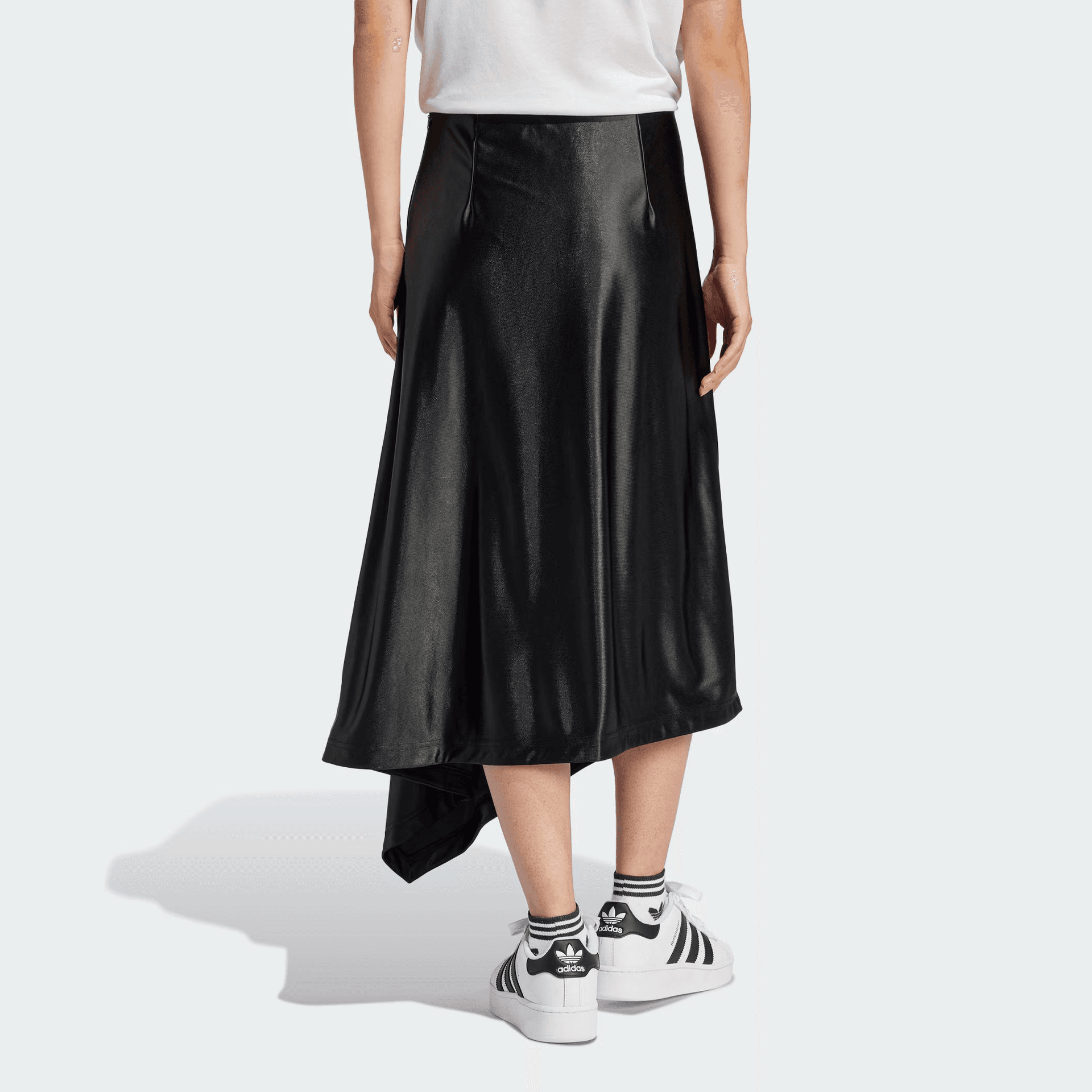 Юбка adidas Originals High-Waisted Satin Skirt - изображение 6