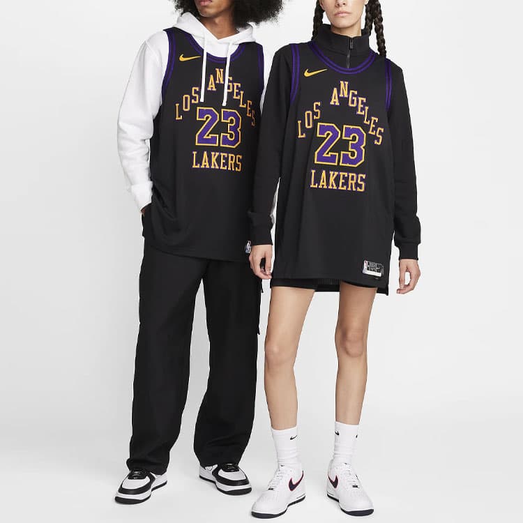 Баскетбольная майка Nike LeBron James Los Angeles Lakers City Edition 2023/24 Jersey - изображение 3