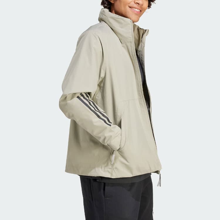 Куртка adidas Bsc 3-Stripes Rain.Rdy Jacket - изображение 4