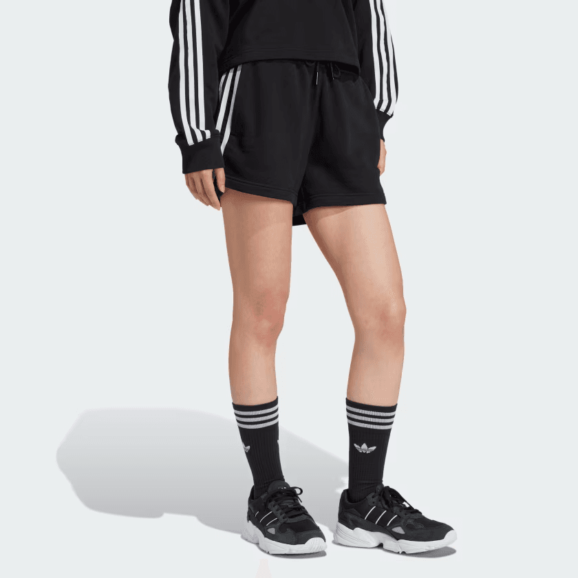 adidas Originals 3-Stripes French Terry Shorts - изображение 4