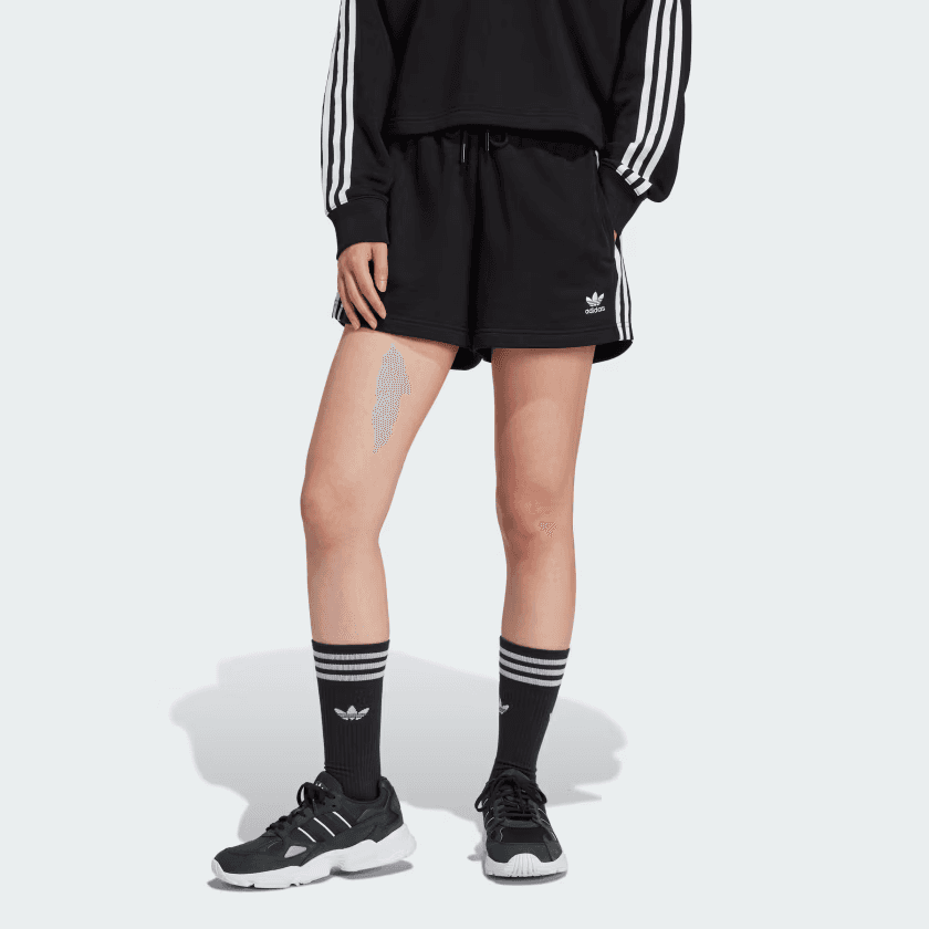 adidas Originals 3-Stripes French Terry Shorts - изображение 2