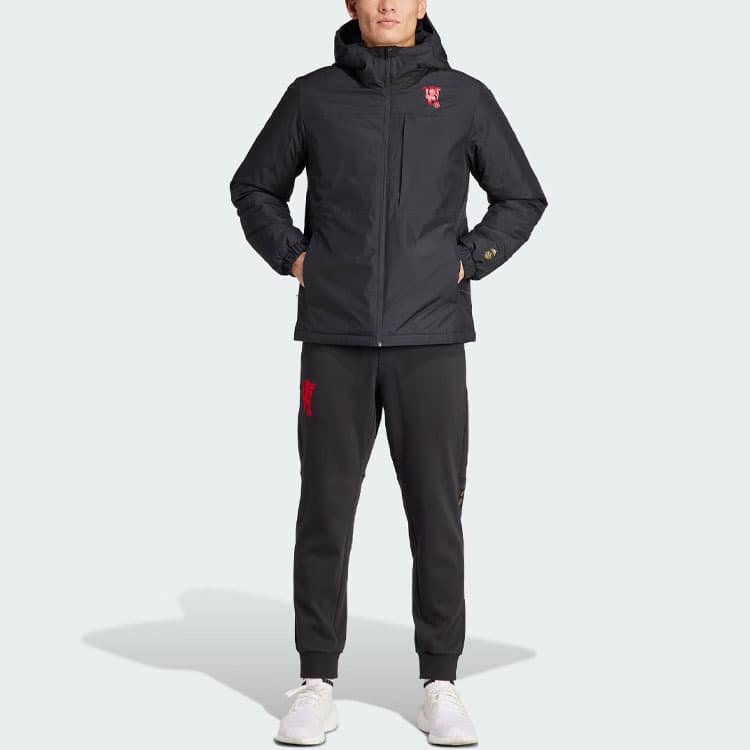 Зимняя куртка пуховик adidas CNY Manchester United Jacket - изображение 5
