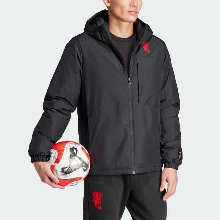 Зимняя куртка пуховик adidas CNY Manchester United Jacket - изображение 4
