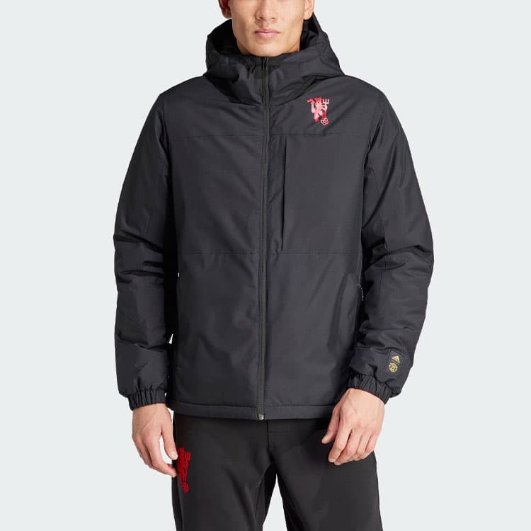 Зимняя куртка пуховик adidas CNY Manchester United Jacket - изображение 2