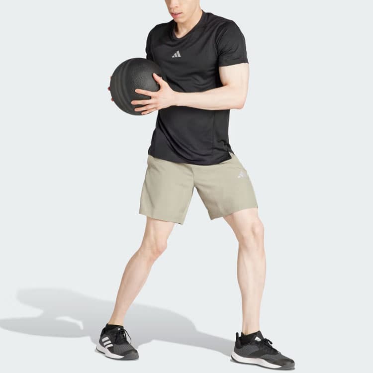 Тренировочные штаны adidas Gym+ Training Woven Shorts Logo - изображение 3