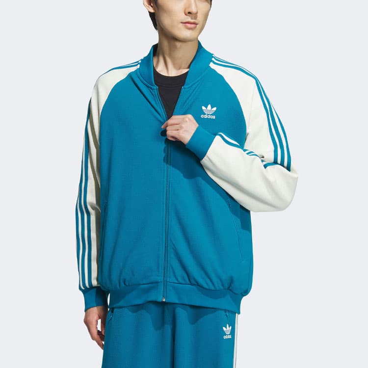 Куртка adidas Originals Sst Jacket Blue — фото 2