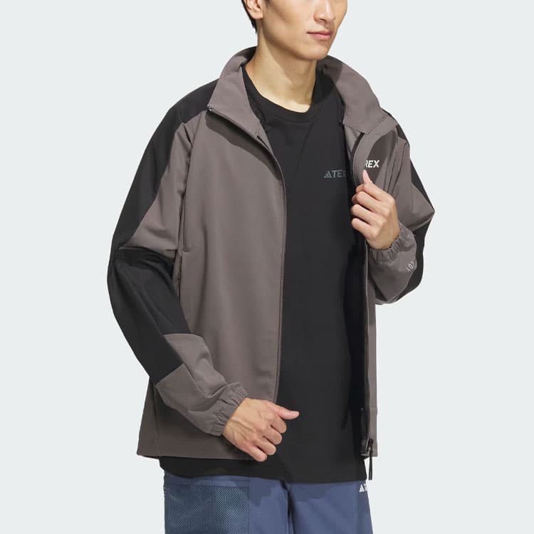 Куртка adidas Wind.Rdy Softshell Non-Hooded Logo - изображение 4
