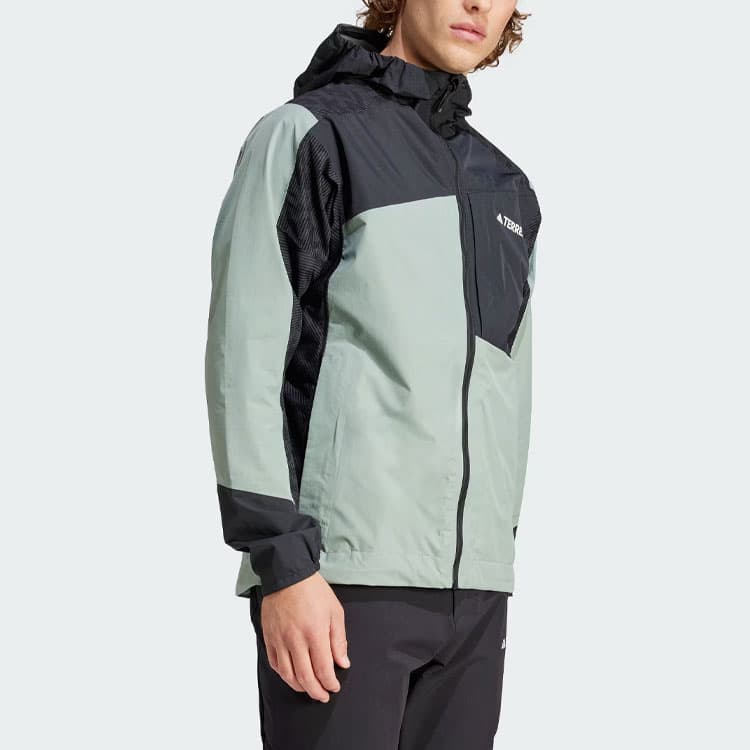 Демисезонная куртка adidas Xperior Hybrid Rain.Rdy Jacket Silver Grey Green - изображение 4