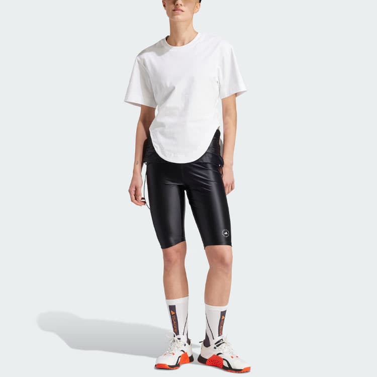 Футболка adidas x Stella McCartney Sportswear Curved Hem T-Shirt T - изображение 5