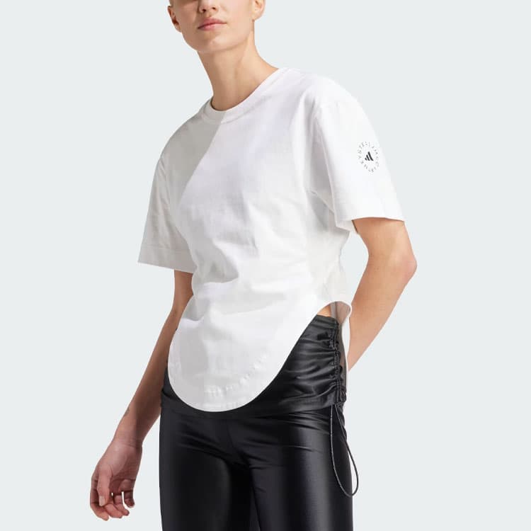 Футболка adidas x Stella McCartney Sportswear Curved Hem T-Shirt T - изображение 3