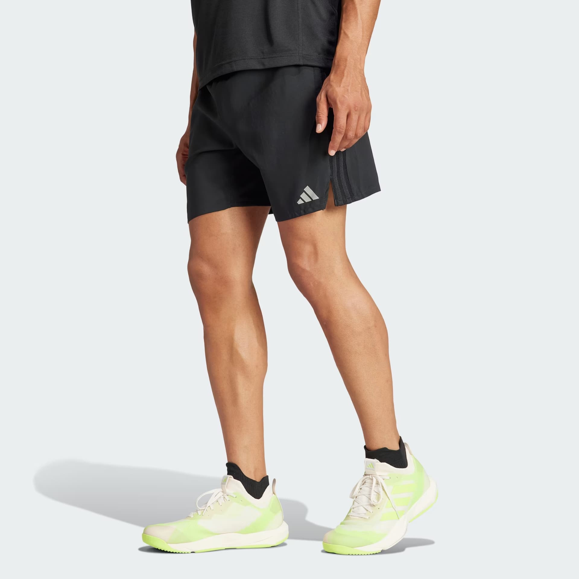 Тренировочные штаны adidas Hiit Workout 3-Stripes Shorts Logo - изображение 2