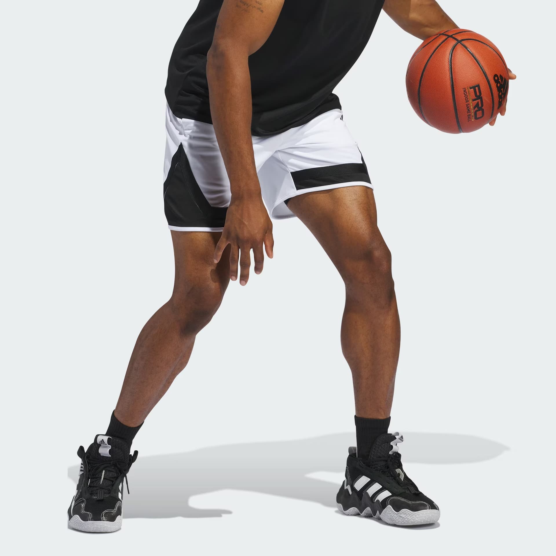 Баскетбольные шорты adidas Pro Block Shorts Logo - изображение 3