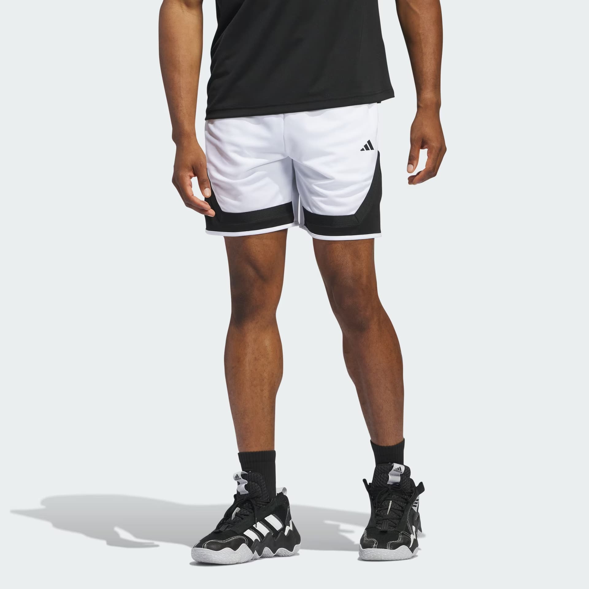 Баскетбольные шорты adidas Pro Block Shorts Logo - изображение 4