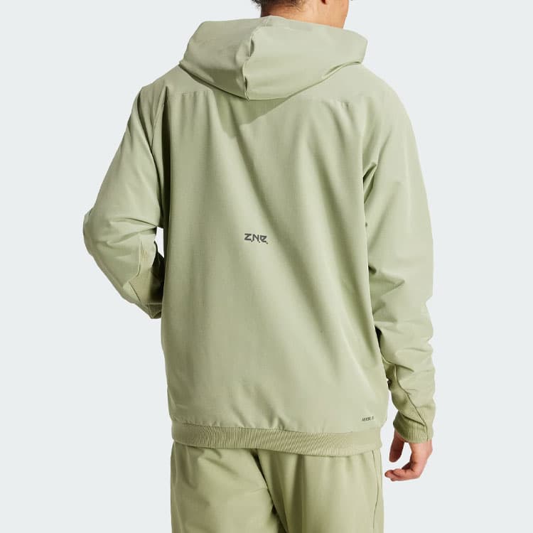 Куртка adidas Z.N.E. Woven Full-Zip Hooded Track Top Logo - изображение 3