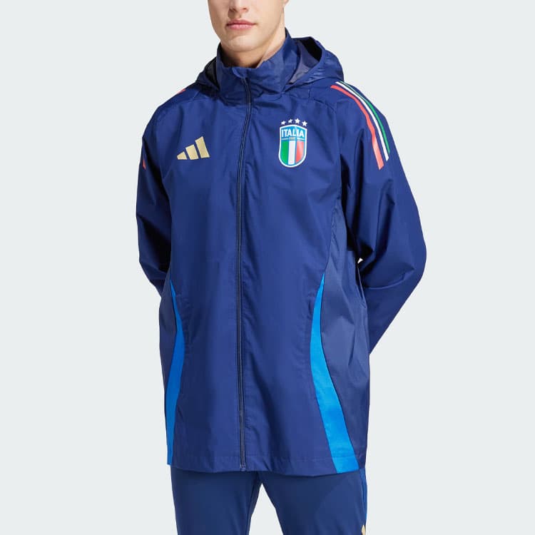 Куртка adidas Italy Tiro 24 Competition All-Weather Jacket - изображение 2