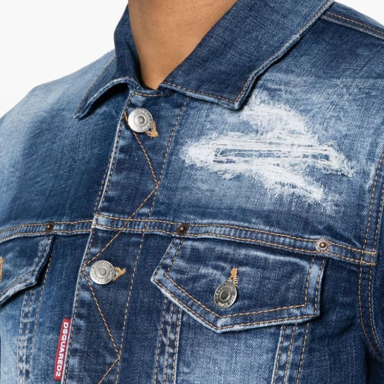 Джинсовая куртка DSQUARED 2 SS24 - изображение 6