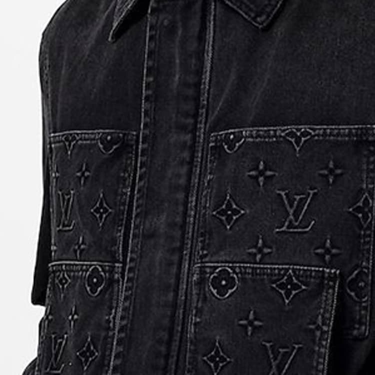 Джинсовая куртка LOUIS VUITTON FW24 Logo - изображение 5